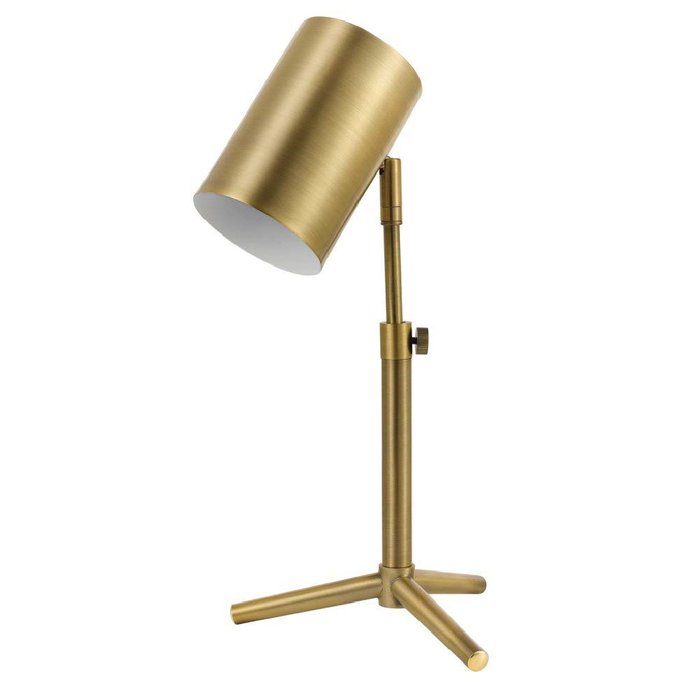 modern gold metal desk lamp