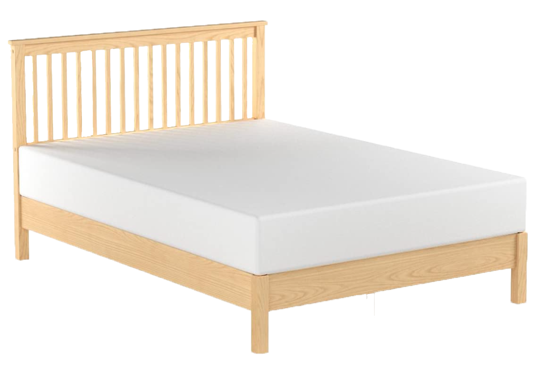 light wood bed frame