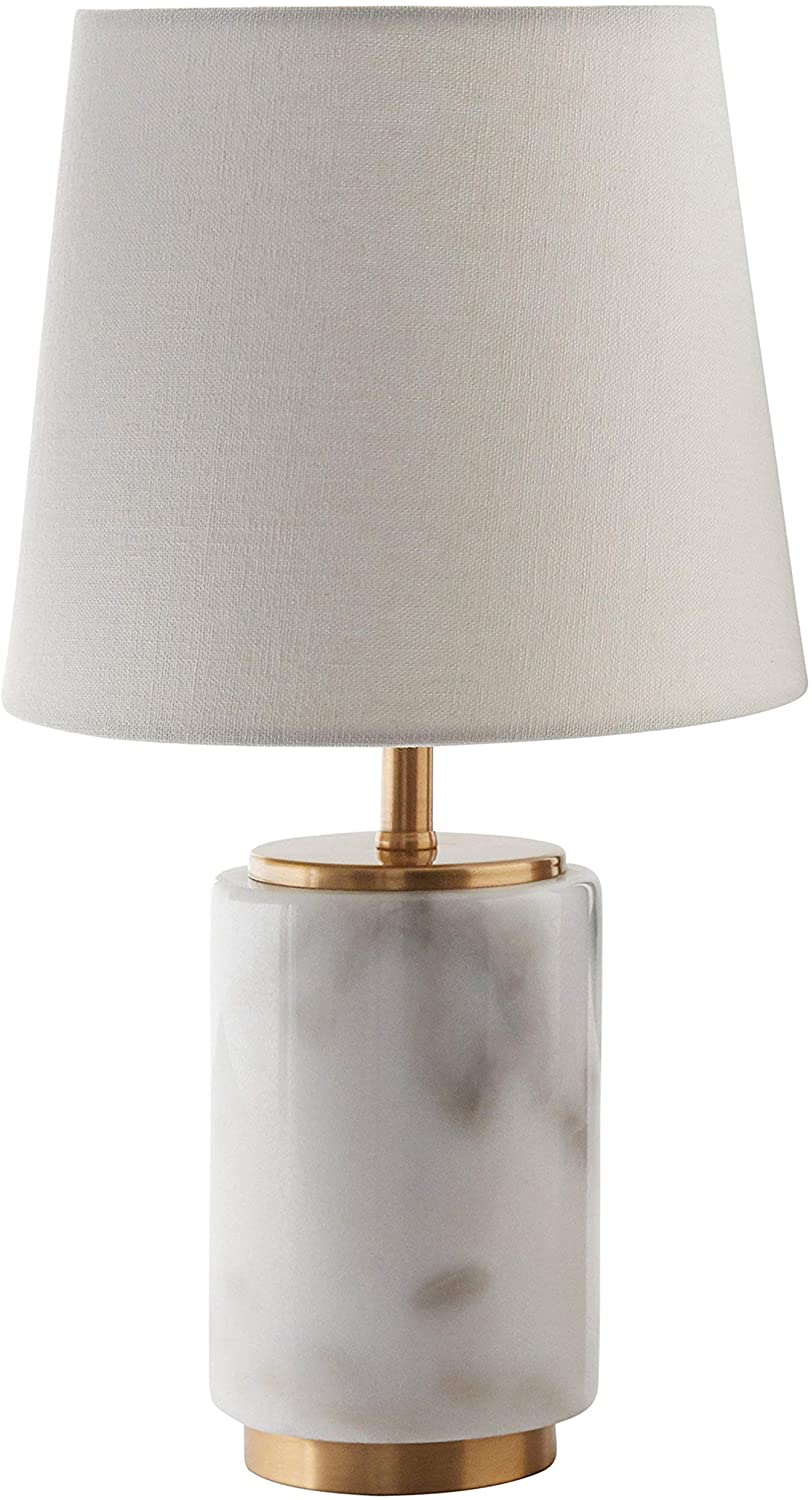 white marble and gold desk lamp