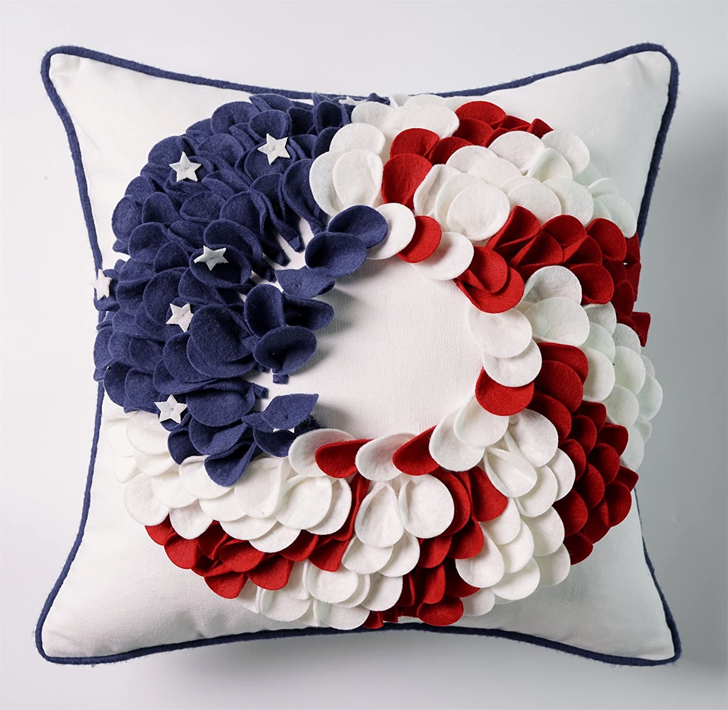 american flag throw pillow