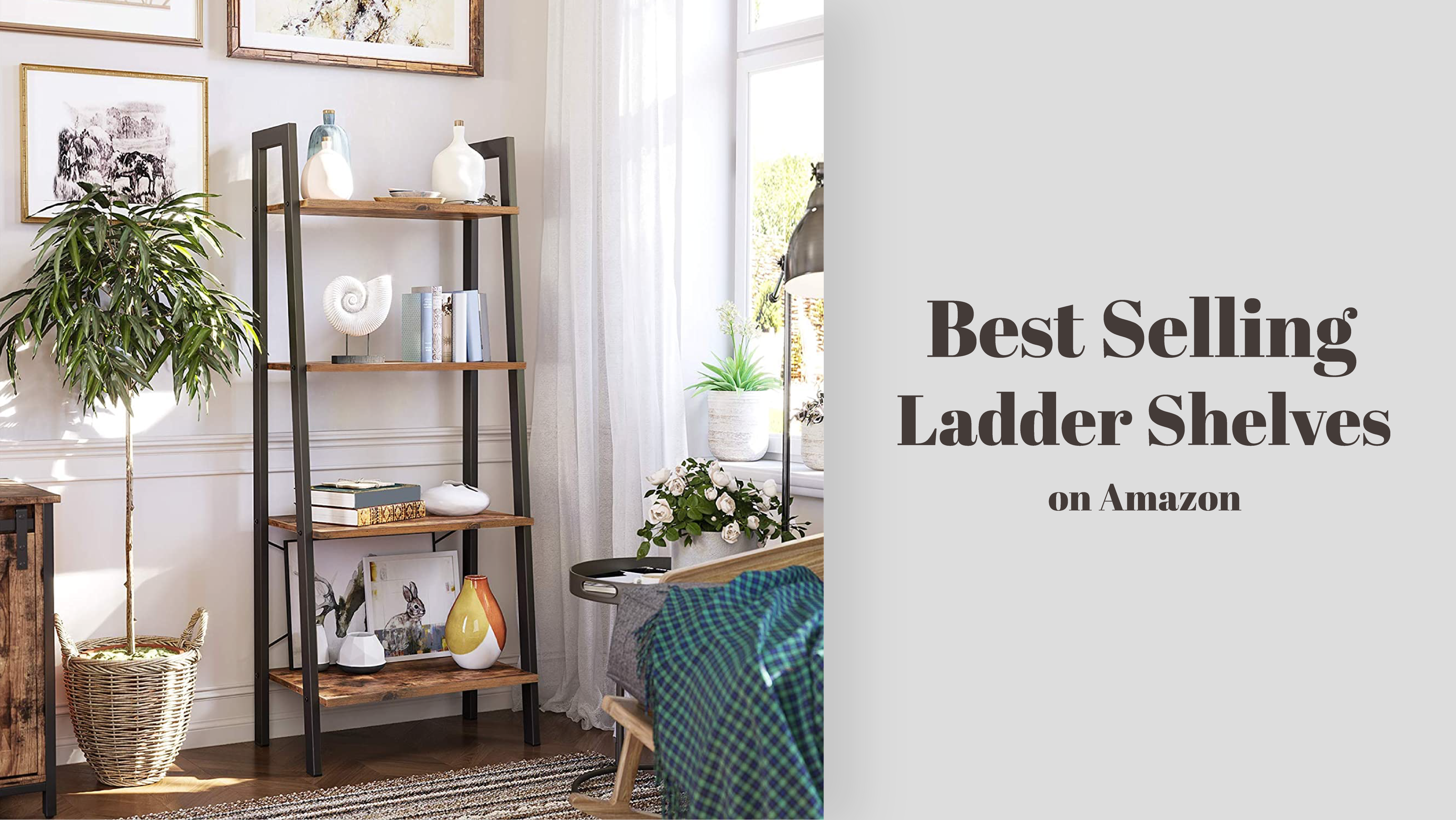 best selling ladder shelves on amazon